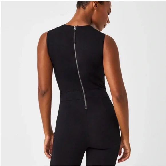 NWT SPANX The Perfect Jumpsuit, Size Medium, Classis Black Color - Picture 8 of 8